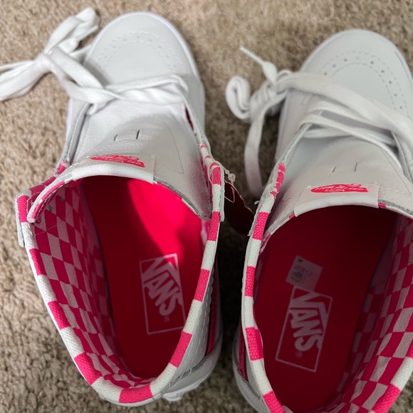 Vans SK8-Hi white with neon pink - Picture 9 of 9